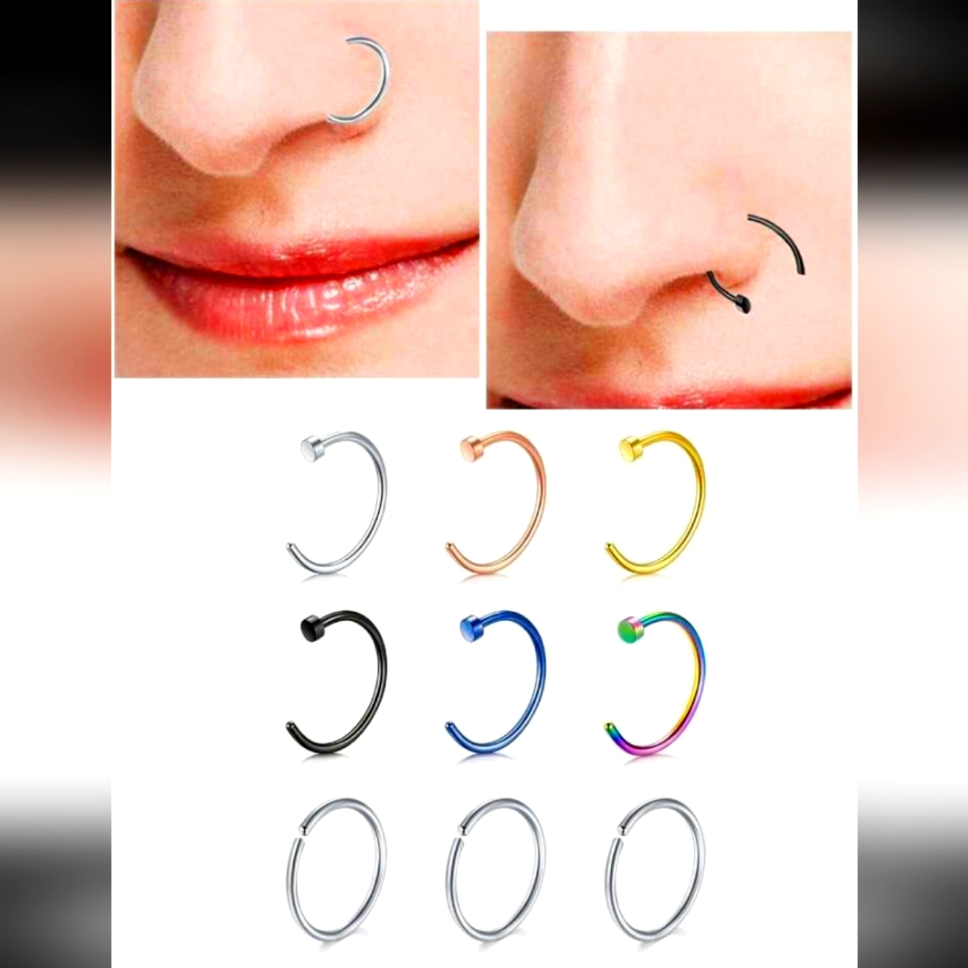 9 Nose Rings